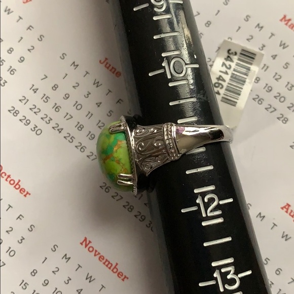 New Mojave Green Turquoise Ring - Picture 2 of 7